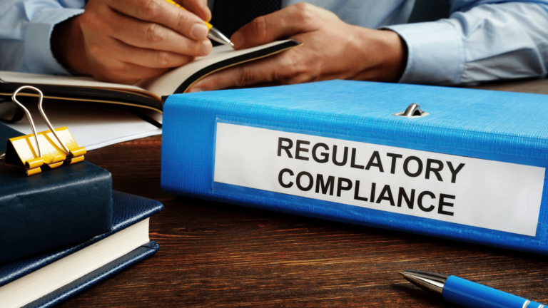 A binder about regulatory compliance